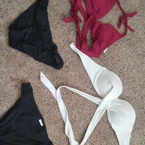 Super cute tye bikinis.